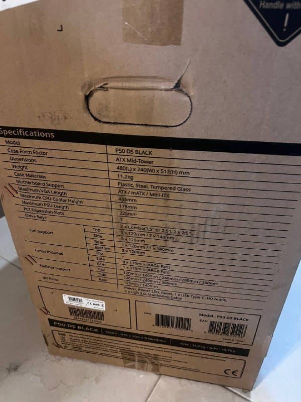 Корпус ПК Zalman P50 DS Black 5