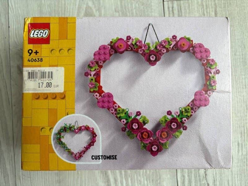 Венок-сердце набор Lego 3