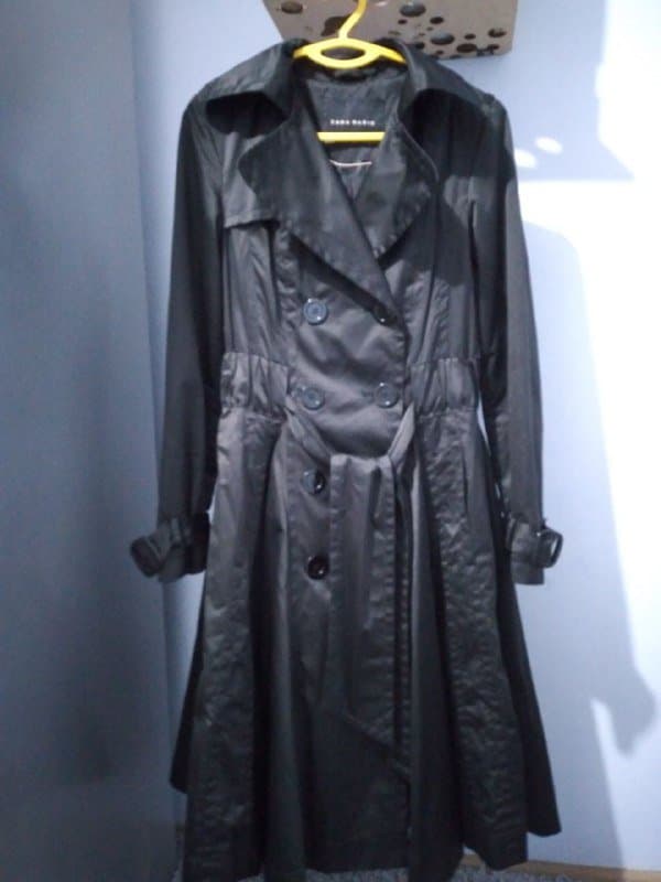 Пальто Zara Basic черное