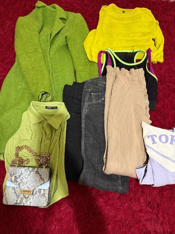 Женская одежда размер S, сумка