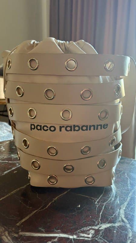 Кожаная сумка paco rabanne 4