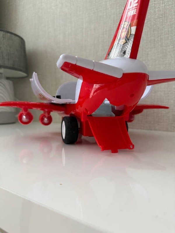 Грузовой самолет игрушка музыкальный светящийся 3