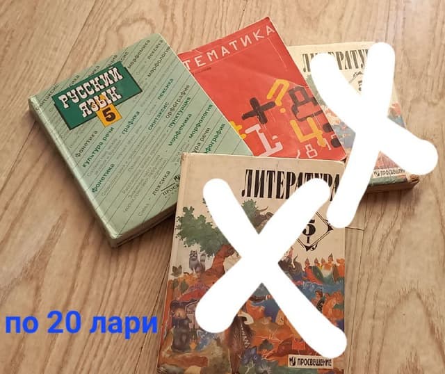 Учебники за 5 и 6 класс, литература 2 в 1