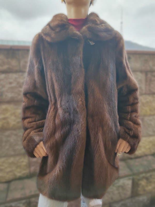 Шуба норковая размер S