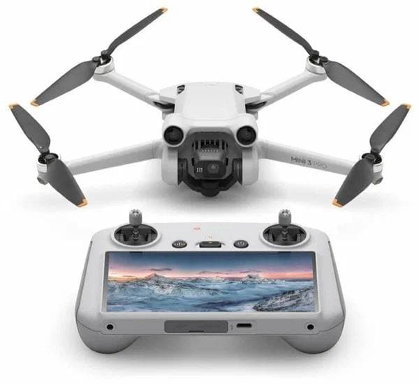 Дрон DJI Pro 3 Mini, пульт, кейс, батареи, карты памяти