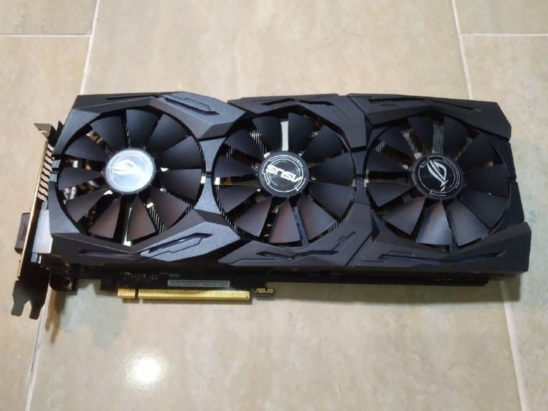 Видеокарта Asus ROG Strix GTX1070 8Gb 2