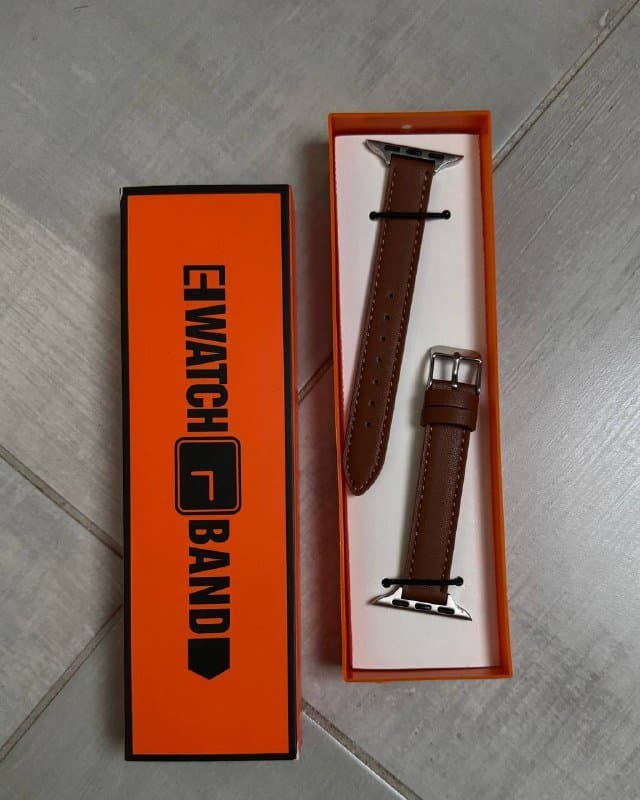 Ремешок на Apple Watch коричневый