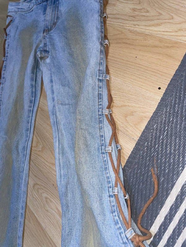 Женские джинсы клёши размер М 1