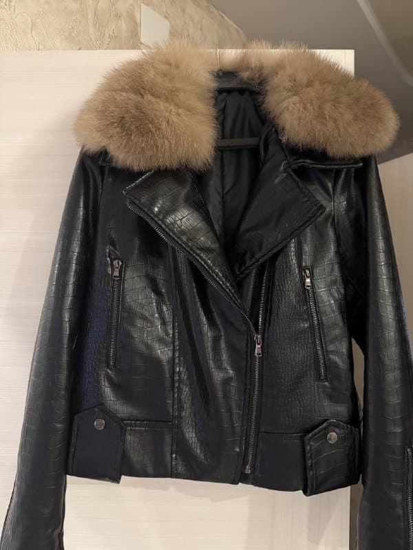 курточка утепленная эко-кожа размер 46