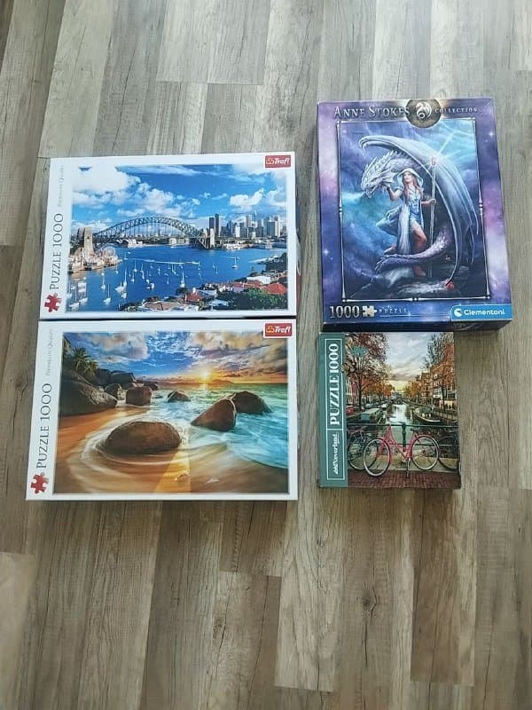 Пазлы, наборы по 1000 элементов