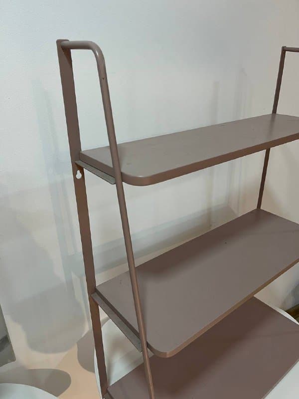 Полка стеллаж пыльно розовый 2