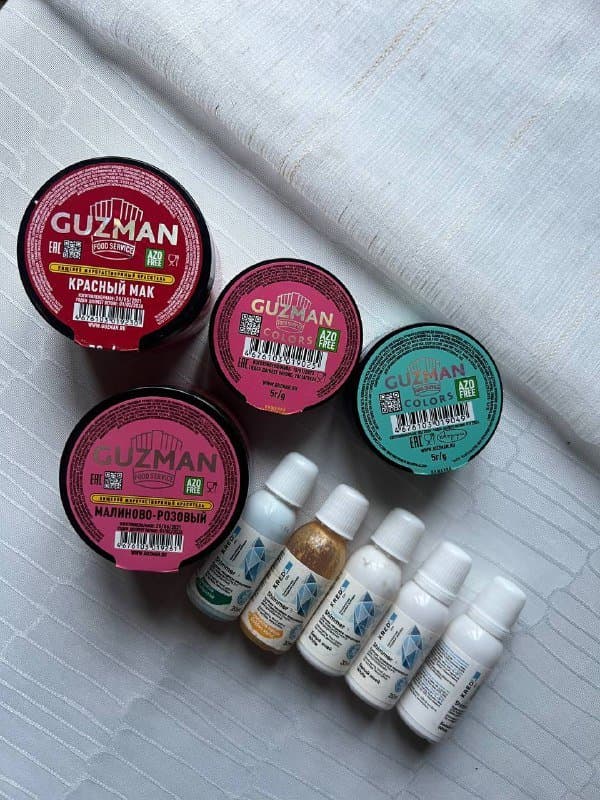 Набор силиконовых форм и красителей для кондитера 3