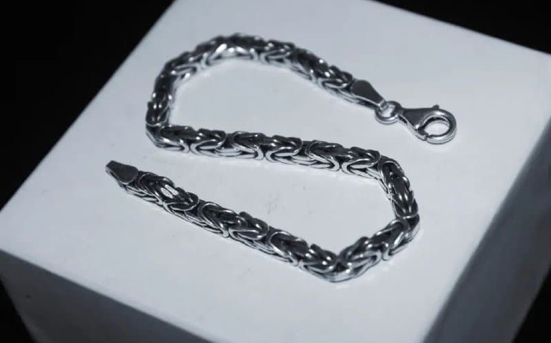 Серебряные мужские браслеты 4