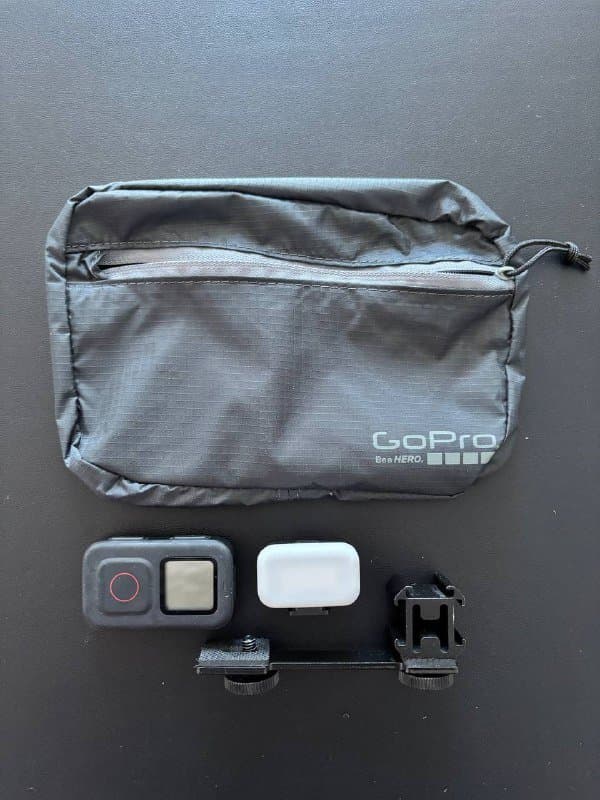 Сумочка водонепроницаемая, пульт, диодная лампа, мультикрепление для GoPro