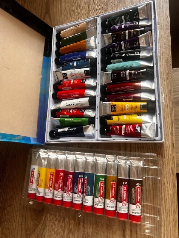 Краски масляные набор