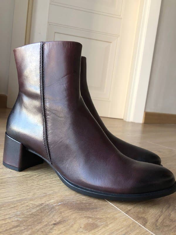 Кожаные ботинки Ecco, 40 р. 1