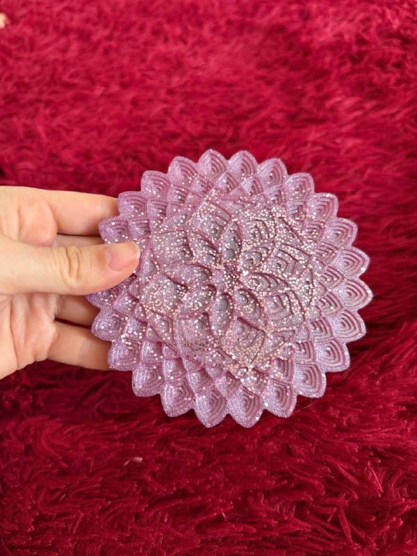 Подставка под чашку из эпоксидки ручной работы