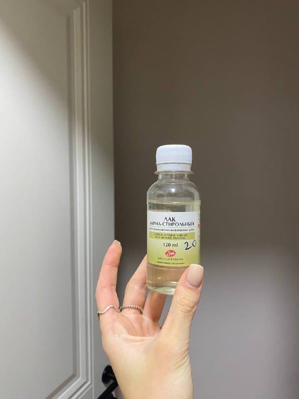 акриловые краски пакет, акрил-стирольный лак 2