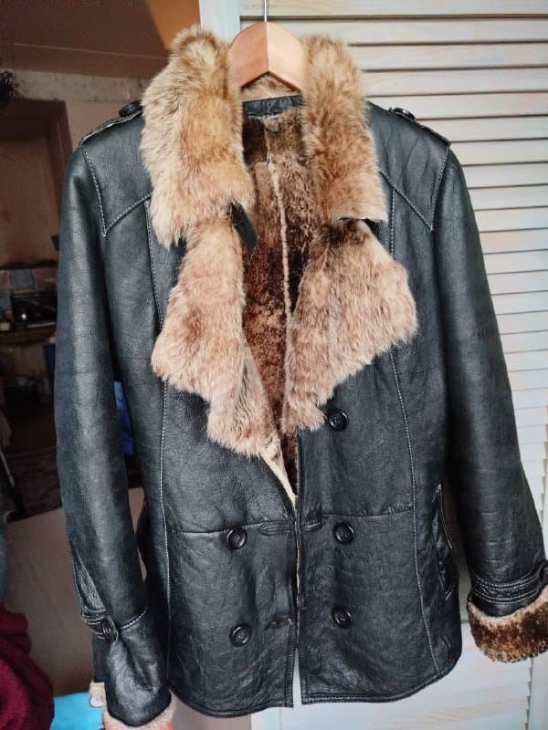 винтажная дубленка 1