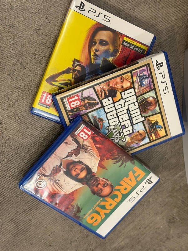 PS 5 с дисководом, игры, джойстики 2