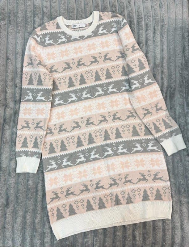 Теплое платье Only, черные джинсы Zara 1