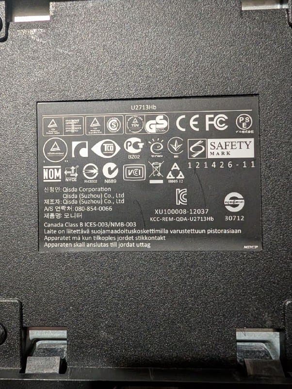 Монитор DELL UltraSharp U2713H 2