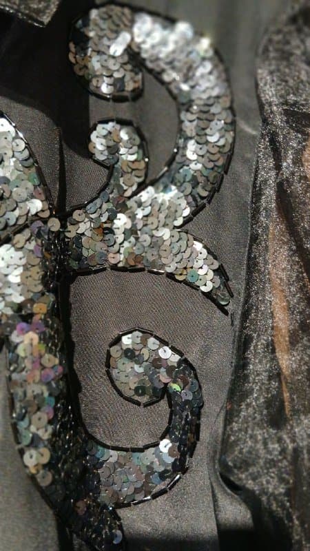 Винтажная женская блузка с пайетками 4