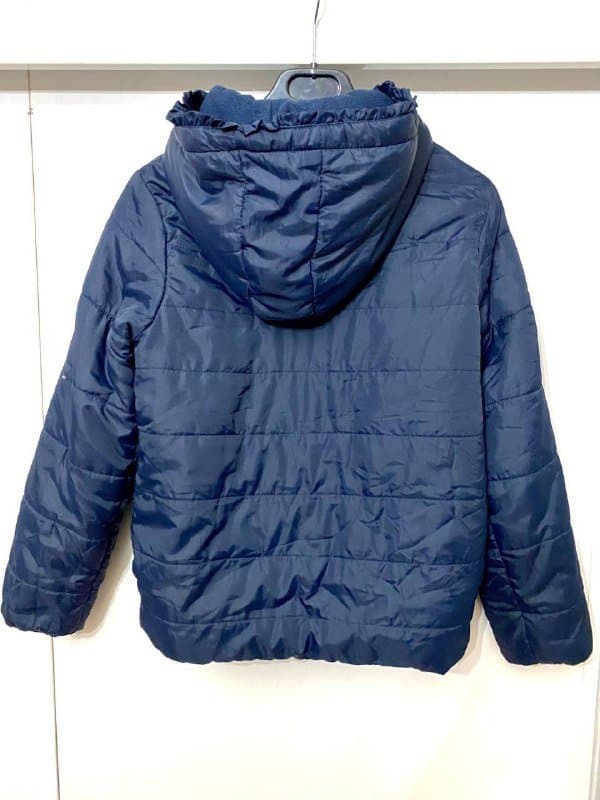 Женская куртка XS/S синяя с капюшоном 2