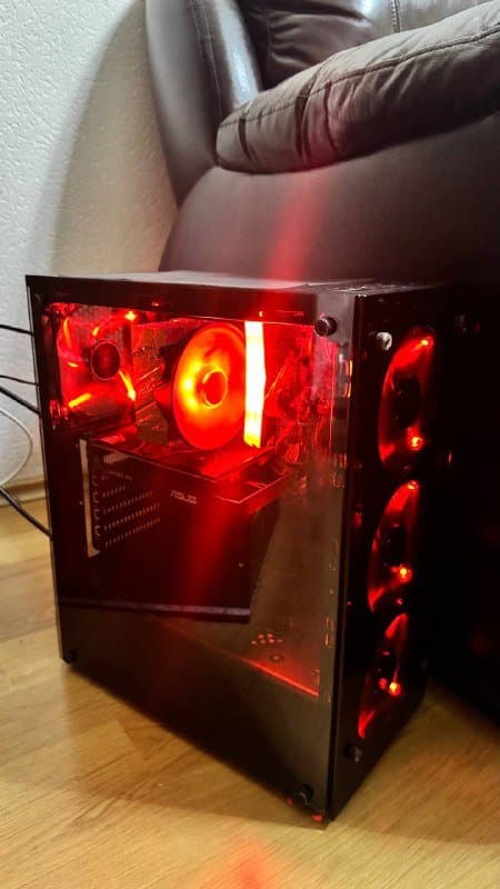 Игровой ПК Intel Core i5-10400F GTX 1050 Ti 16GB RAM SSD HDD 3