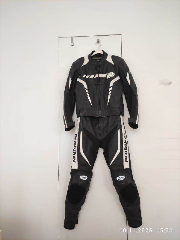 Немецкий кожаный мотокомбинезон Probiker PRX-11, размер 50