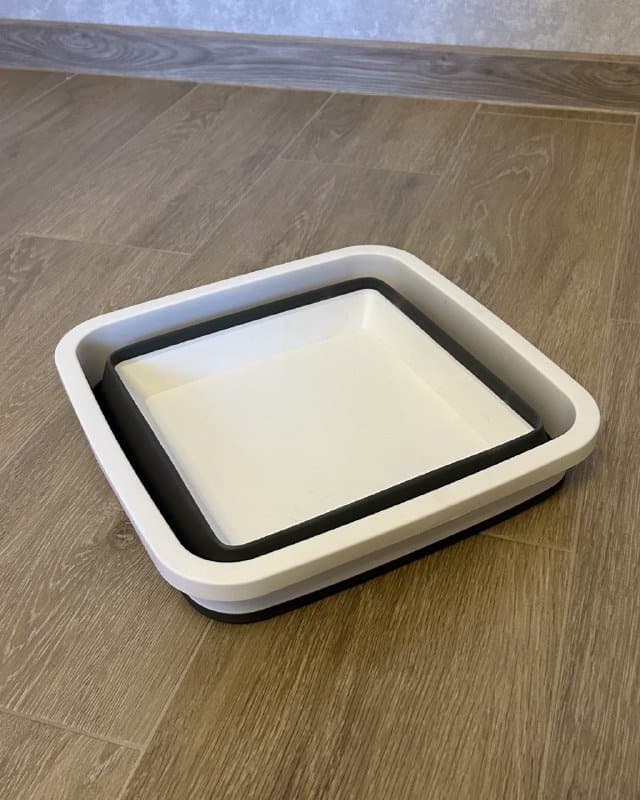 складной таз из резины-пластика или силикона-пластика 30х30 см 2