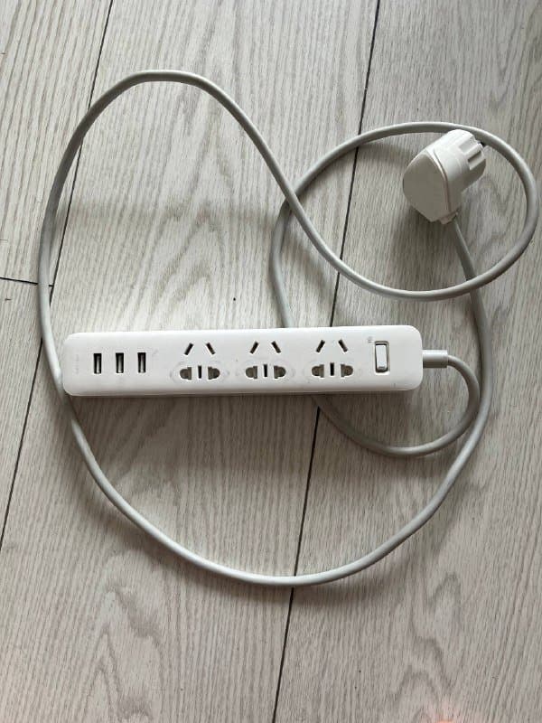 Удлинитель xiaomi 2 метра с 3 usb