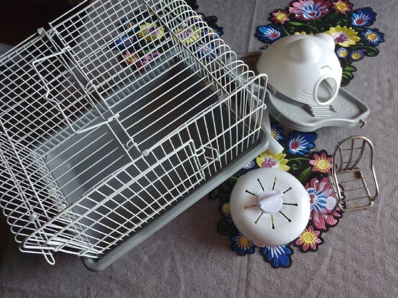Клетка для грызунов с аксессуарами