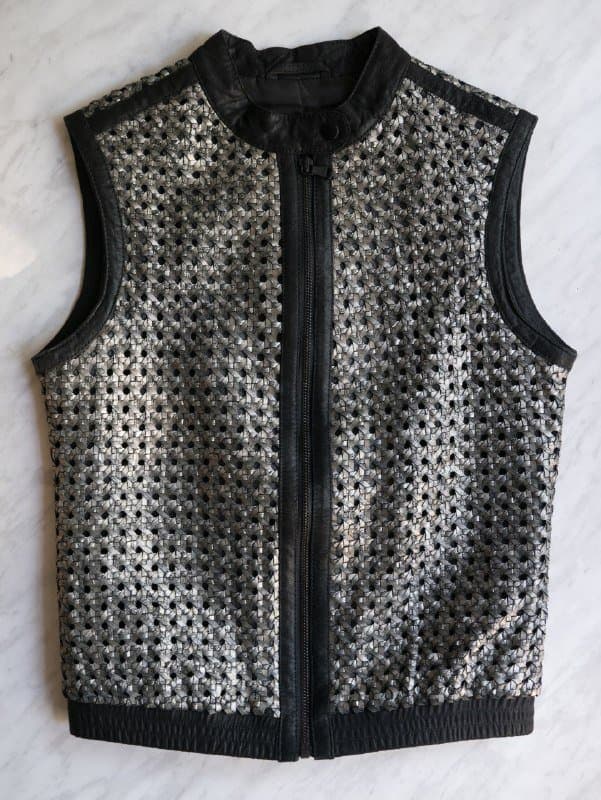 Жилет из натуральной кожи Calvin Klein женский S M