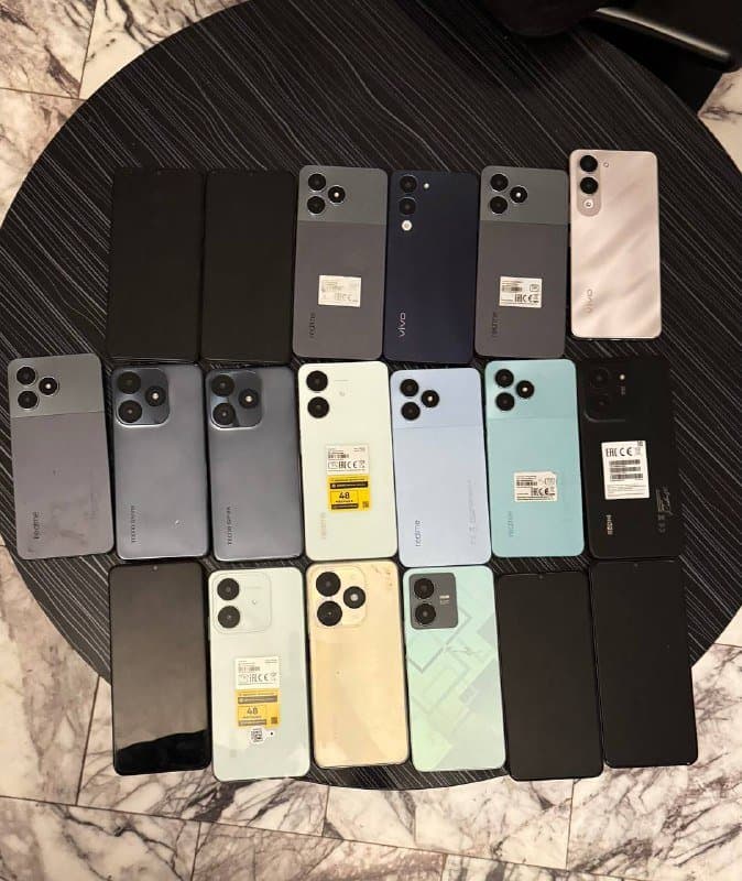 Телефоны Realme Vivo Tecno