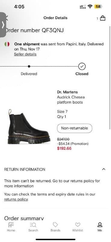 Dr. Martens Audrick Chelsea Platform Boots размер 41