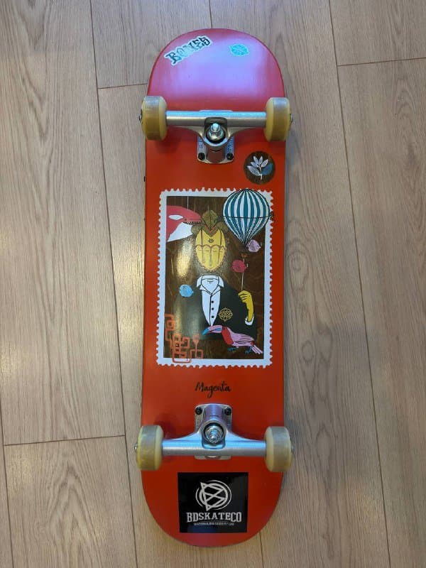 Скейтборд в кастомной сборке 1