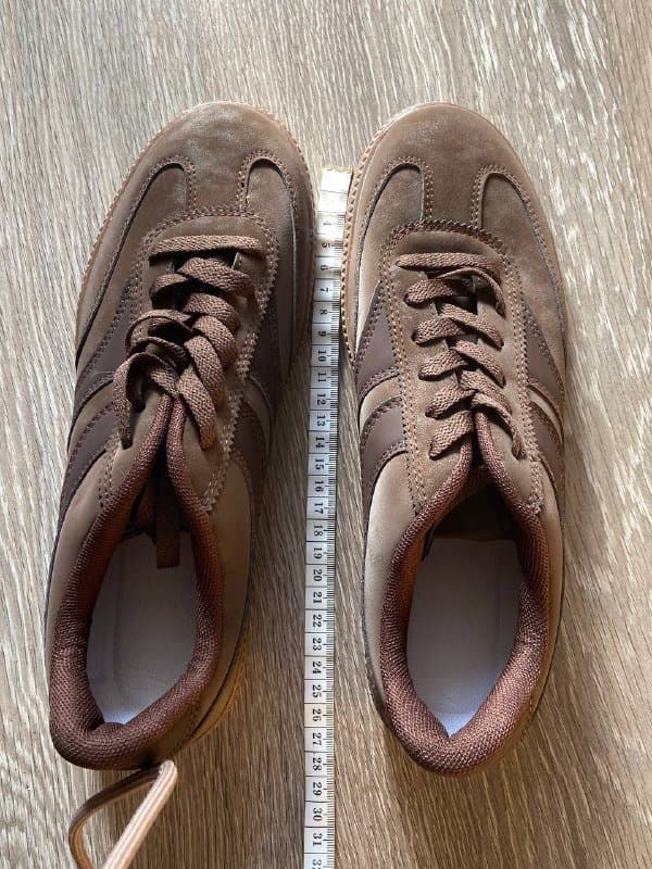 Легкие кеды коричневые мужские 4