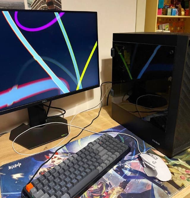 ПК Ryzen 5 7600, RTX 4070 SUPER, 16 ГБ DDR5, SSD 1TB, монитор, мышь, клавиатура