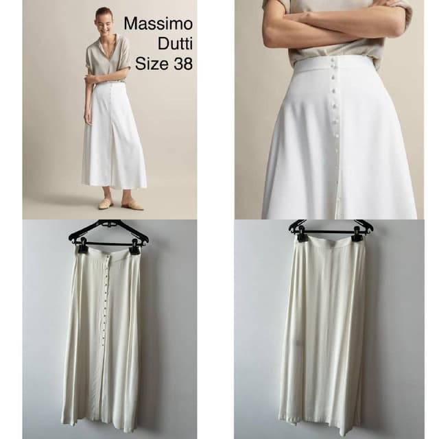 Юбка белая Massimo Dutti, брюки Massimo Dutti, рубашка Massimo Dutti, юбка Tommy Hilfiger, рубашка Zara, брюки Massimo Dutti