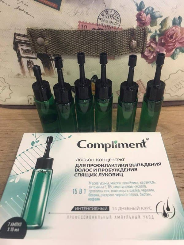 Ампулы от выпадения волос