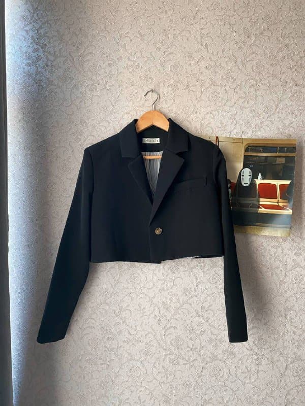 Рубашка белая классическая, юбка макси, черная рубашка, песочная рубашка, полосатая рубашка, розовая рубашка, кроп пиджак 7