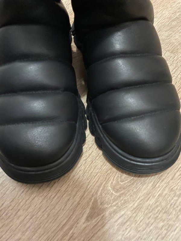 Кожаные зимние угги женские размер 39 6