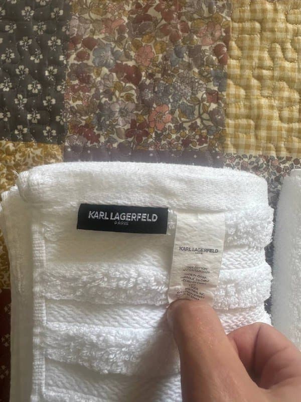 Набор полотенец Karl Lagerfeld Paris банное и для рук 1