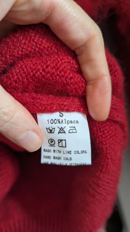 Свитер из 100% альпака 2