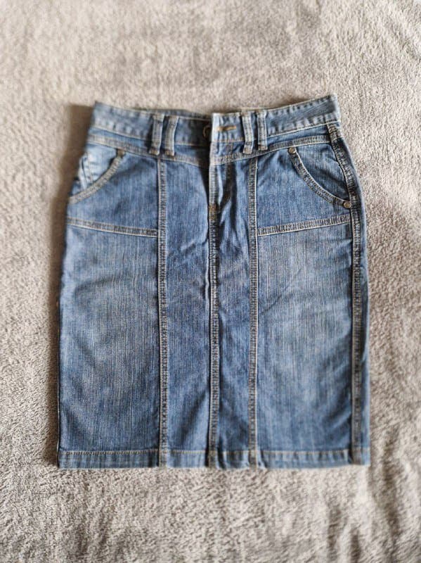 Джинсовая женская юбка