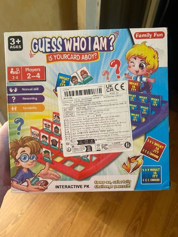 Игра Угадай кто