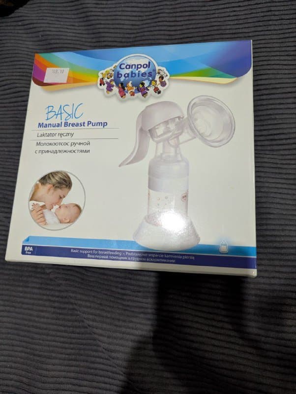 Canpol Babies ручной молокоотсос полный комплект
