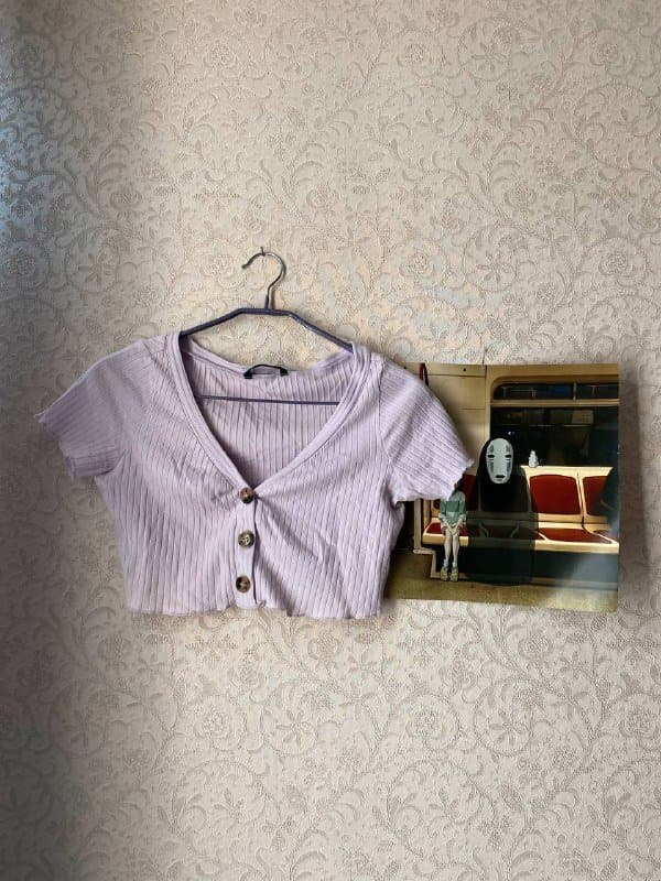 Джинсовка, кофточка, парные футболки, юбка теннисная, боди, хиппи накидка, свитер, шелковая рубашка 2