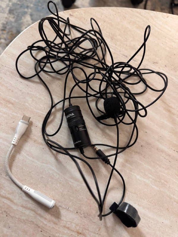 Микрофон петличка BOYA BY-M1 Pro с переходником type-c